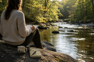journaling in nature connection